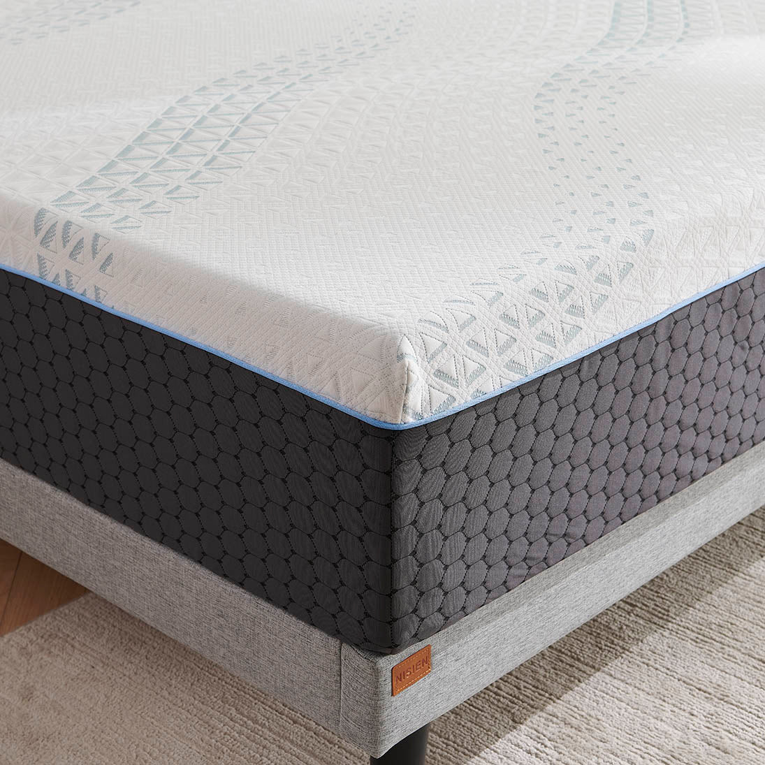 12/14 inch Memory Foam Mattress for Back Pain, Cooling Copper Gel Bed in a Box, Foam Made in USA, CertiPUR-US Certified, Therapeutic Medium Firm